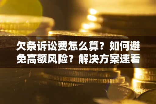 武汉欠条诉讼费怎么算？如何避免高额风险？解决方案速看！