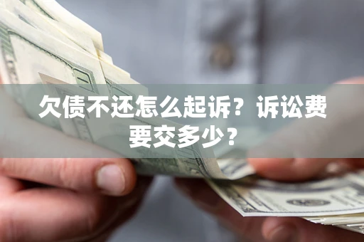 武汉欠债不还怎么起诉？诉讼费要交多少？