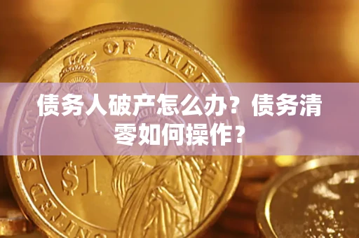 武汉债务人破产怎么办？债务清零如何操作？