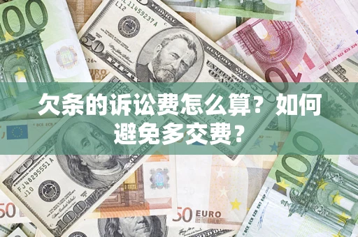 武汉欠条的诉讼费怎么算？如何避免多交费？