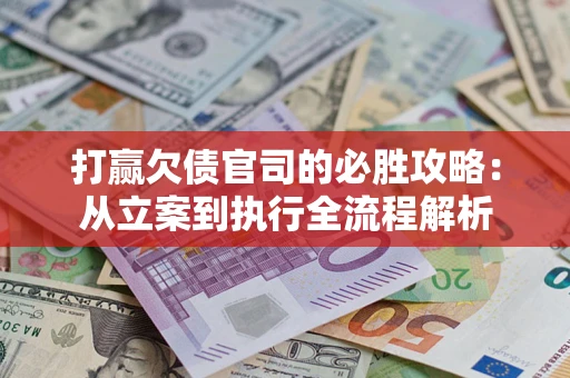 武汉打赢欠债官司的必胜攻略：从立案到执行全流程解析