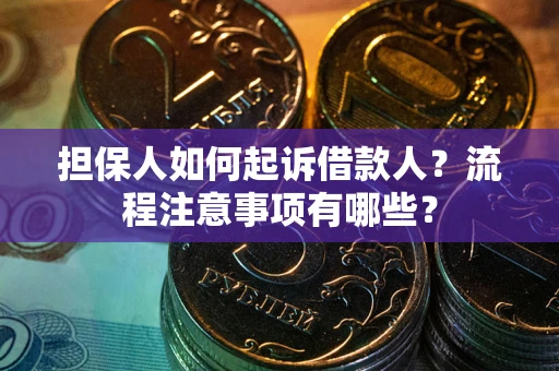 武汉担保人如何起诉借款人？流程注意事项有哪些？